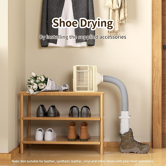 Portable Clothes Dryer, 850W Mini Portable Dryer for Travel Apartments RV, Small Compact Laundry Dry Shoe Drye, Bed Warmer, Electric Dryer Machine for Baby Clothes Underwear Socks