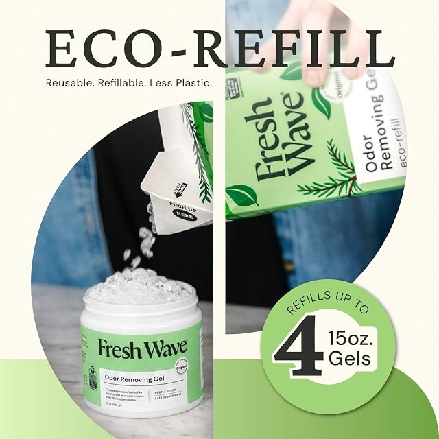 Foto 3 de 8 de Fresh Wave - Gel eliminador de olor de liberación continua (425,24 gr)