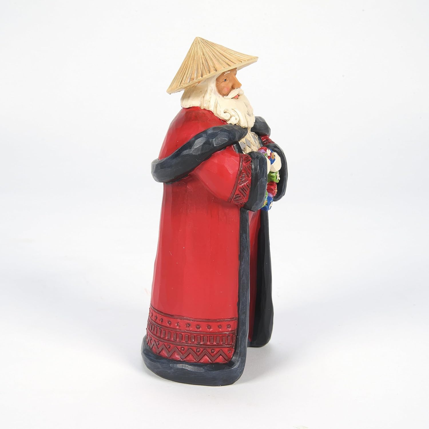 Enesco Jim Shore Heartwood Creek Christmas Around The World Filipino Santa Figurine, 7 Inch, Multicolor - Image 6