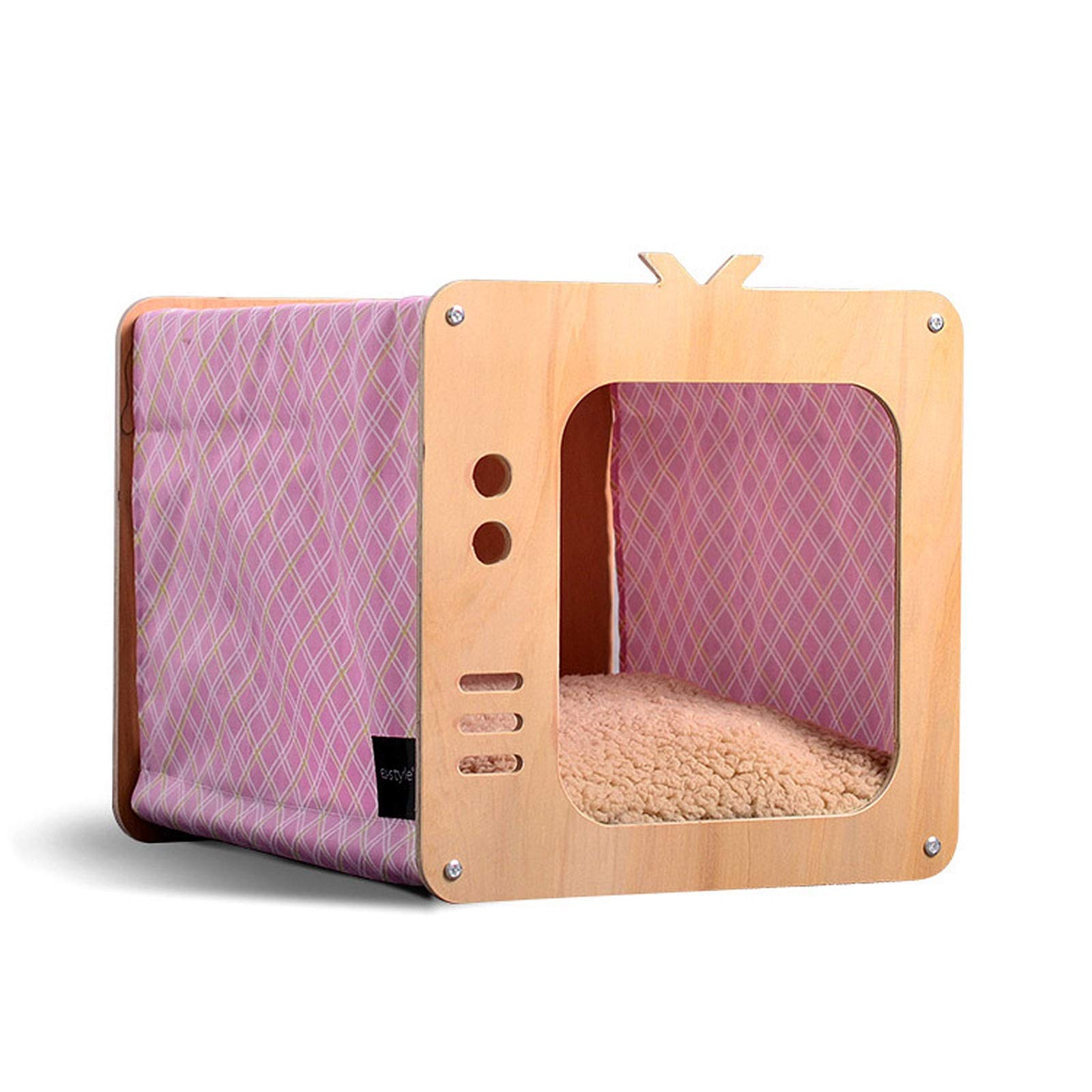 Tente pour chien contre le stress animal avec abri fermé et coussin ultra moelleux