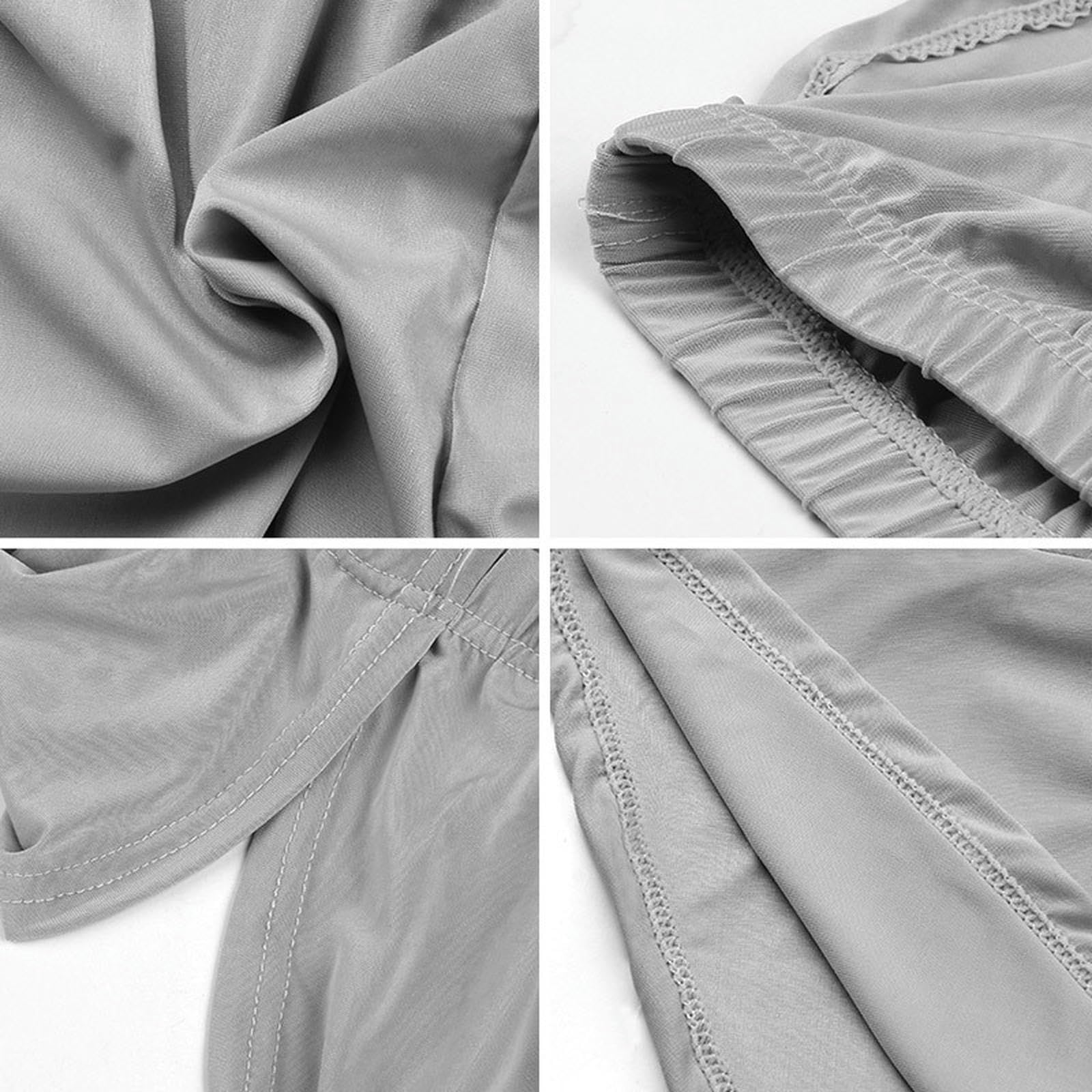 Boxer Uomo Cotone Traspirante Pantaloni Sportivi Bassi Traspiranti da Uomo in Seta Ghiacciata A Sfioramento della Biancheria da Uomo di Grandi Dimensioni-6 Colori-s