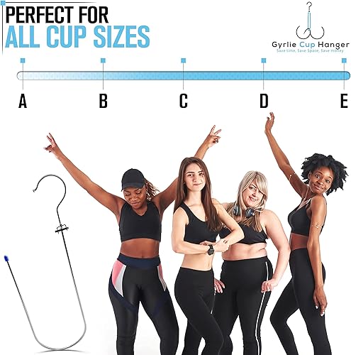 Miniatura 6 de Gyrlie Cup XL Big Sister Organizador de brasier giratorio de 360, ahorro de espacio para más de 30 brasieres, copa grande, fácil de poner y quitar,