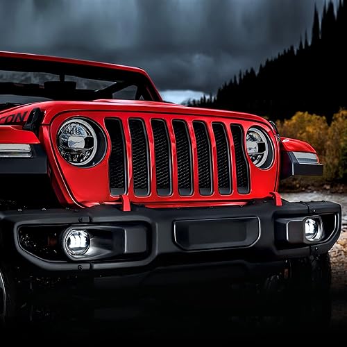 Miniatura 5 de Nilight Conjunto de luz antiniebla LED de 4 pulgadas compatible con Jeep Wrangler JK Unlimited JKU 2007-2018 con cables de conversión parachoques