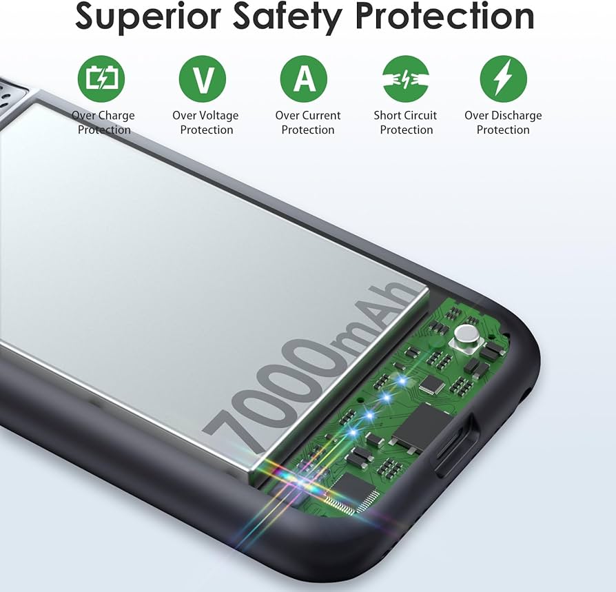 Amazon.com: QTshine Battery Case for iPhone 8/7/6s/6/SE