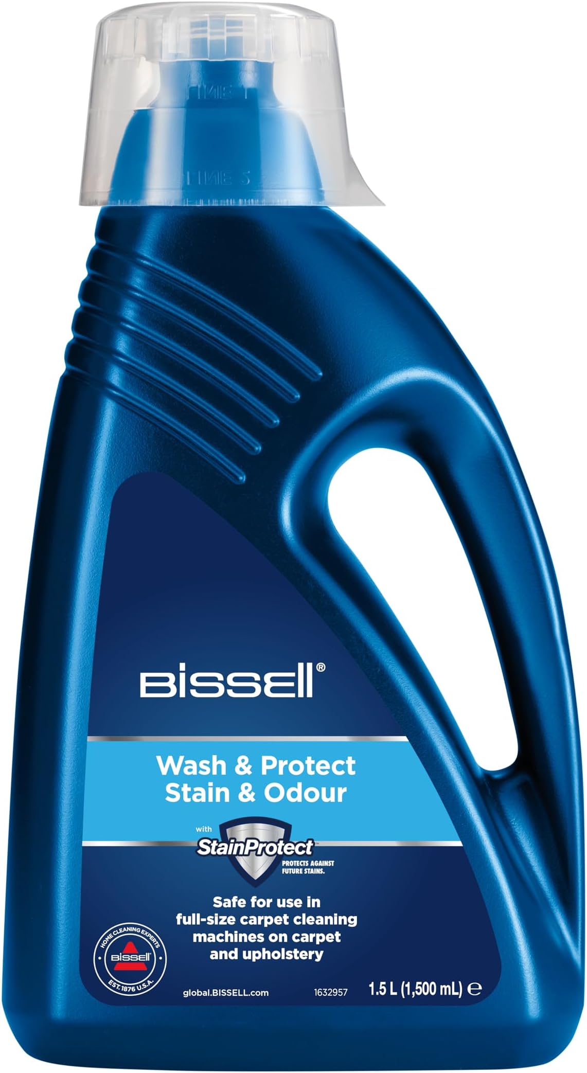 Wash & Protect Formula | For Use With All Leading Upright Carpet Cleaners | Stain Protect | 1086N