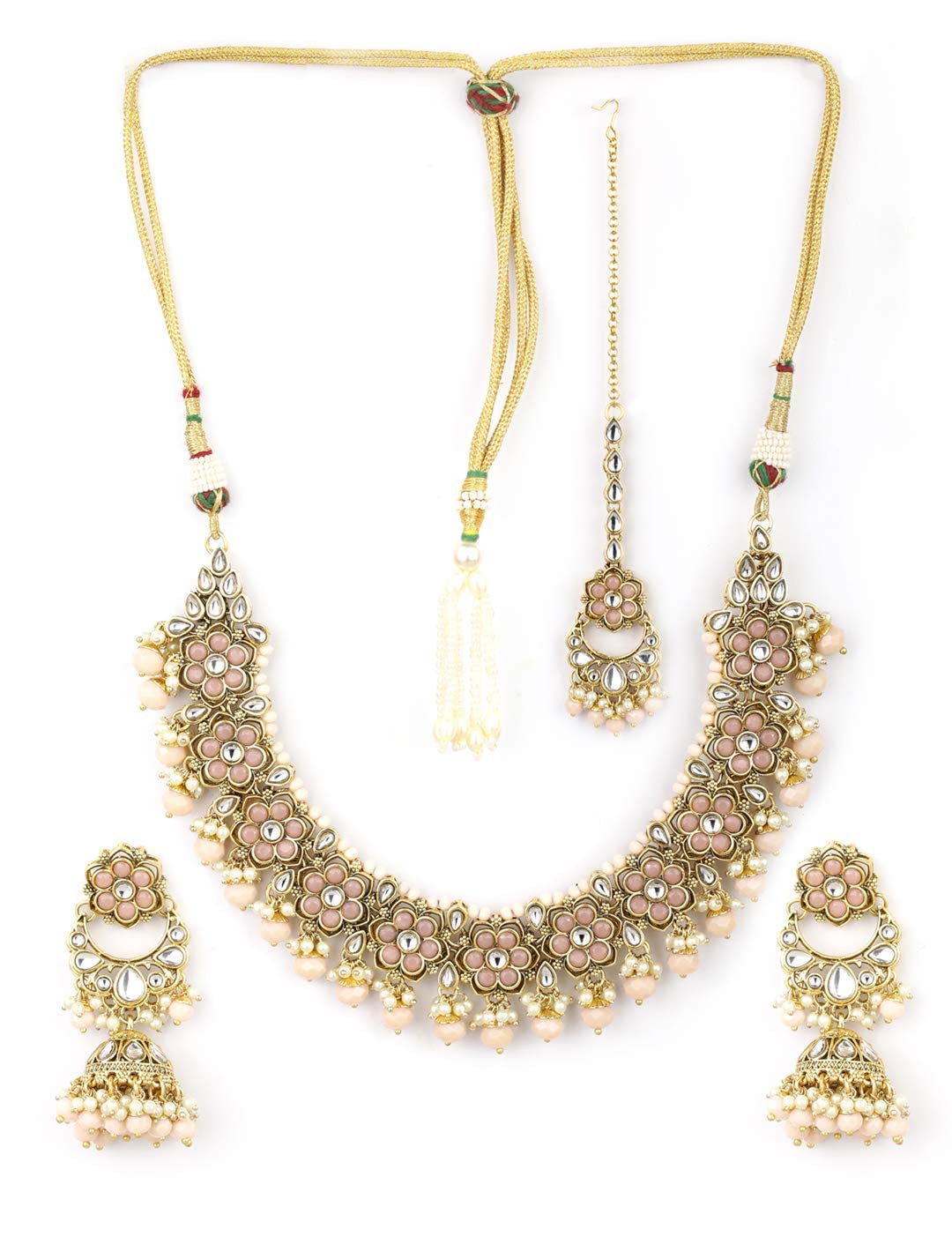 See full amazon price history chart for Priyaasi Peach Stone Jewellery Set for Women | Studded Flower Jewellery Set for Women & Girls | Bridal Jewellery Set with Maangtika, Earrings & Necklace Priyaasi Peach Stone Jewellery Set for Women | Studded Flower Jewellery Set for Women & Girls | Bridal Jewellery Set with Maangtika, Earrings & Necklace (B08VJGB7J1) Amazon Price History, Amazon Price Tracker