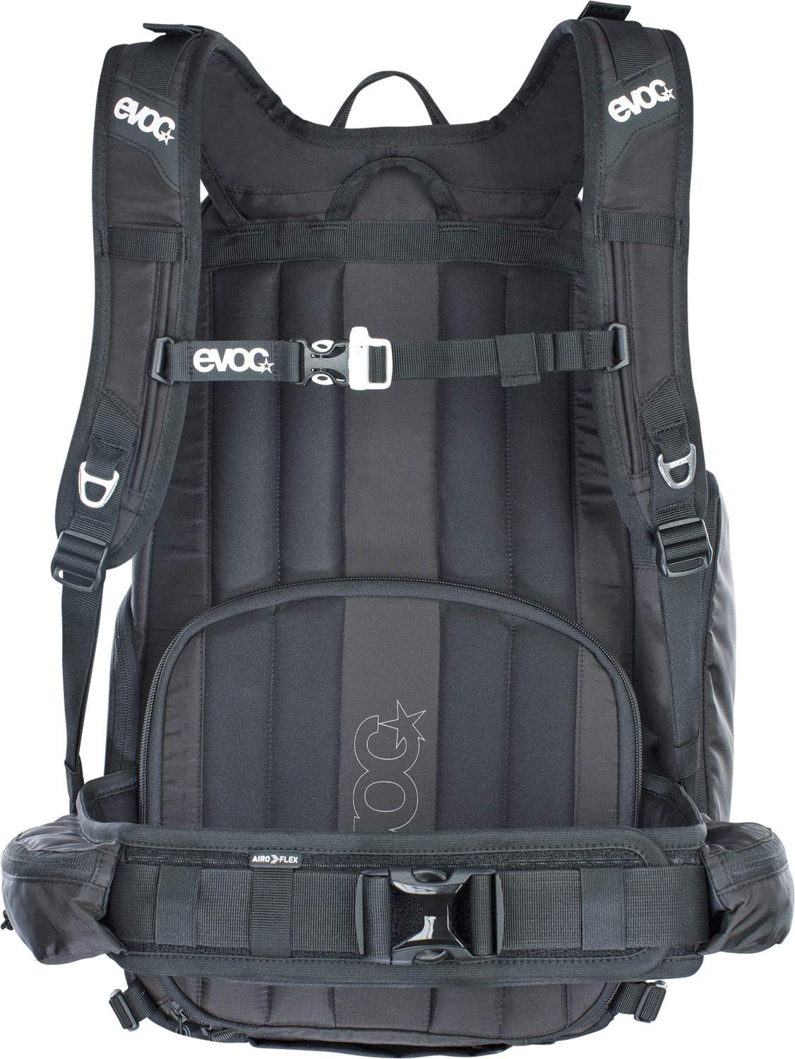 EVOC CP 18l Outdoor Camera Backpack per attrezzatura fotografica professionale (sistema di trasporto ergonomico, sistema di cinghie per piccozze, sci, snowboard o treppiede), Nero