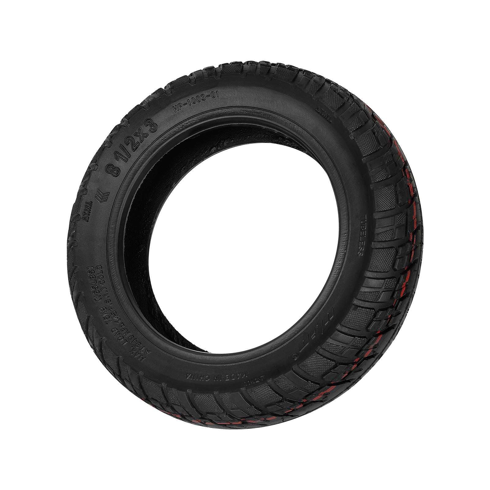TREFAN 8,5 Pulgadas Neumáticos Sin Cámara Todoterreno Autorreparables 8,5x3 para Macury Zero 8/9/VSETT 8/9/9+/Inokim Light 2 Patinete Eléctrico 8 1/2x3 Ruedas de Repuesto a Prueba de Pinchazos (1 PCS)