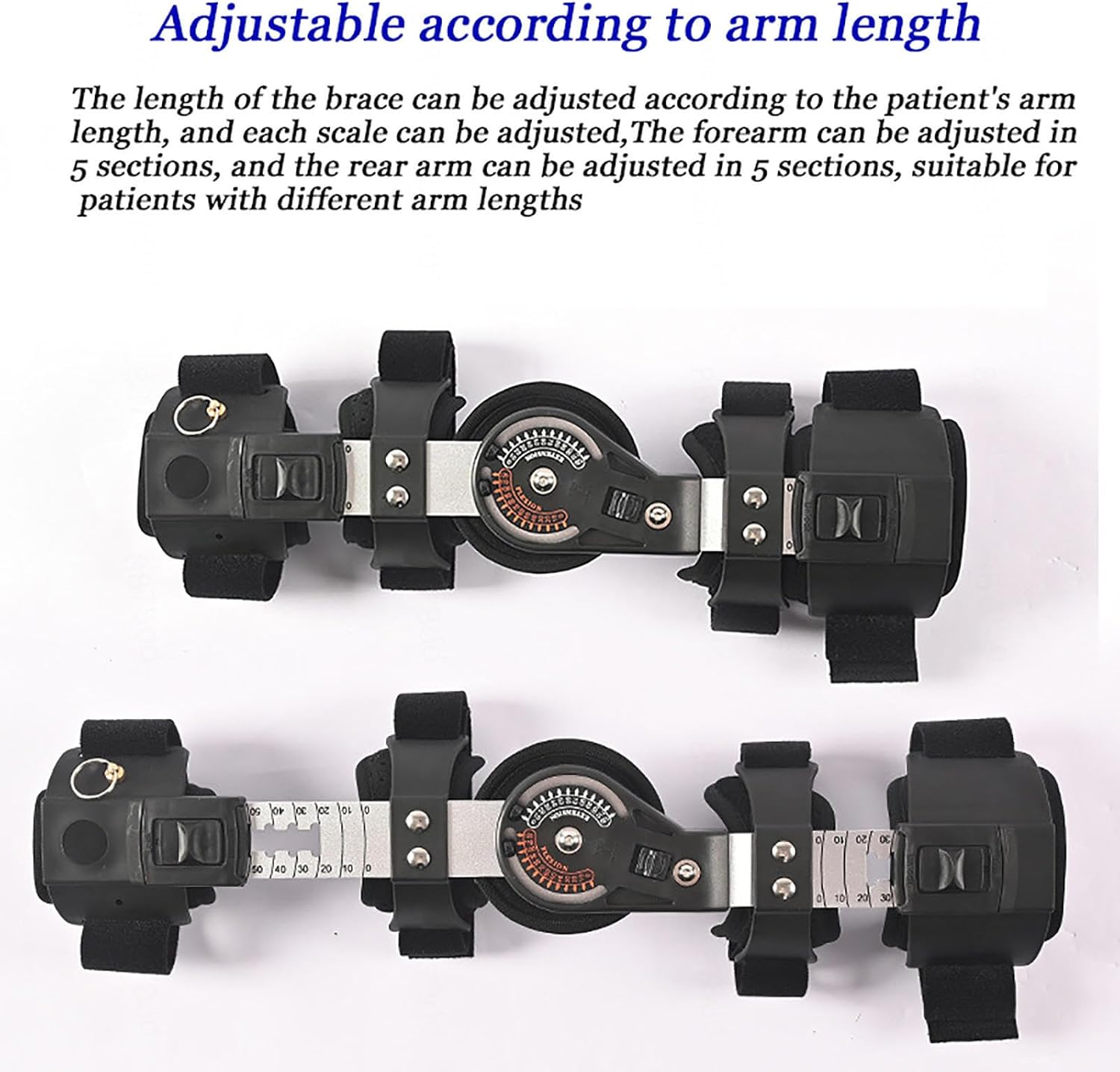 Elbow Splint Hinged Elbow Brace,Adjustable Shoulder Sling Stabilizer for Cubital Tunnel Syndrome and Ulnar Nerve Entrapment,Tendonitis,Tennis,Recovery Support After Surgery(Right One Size)