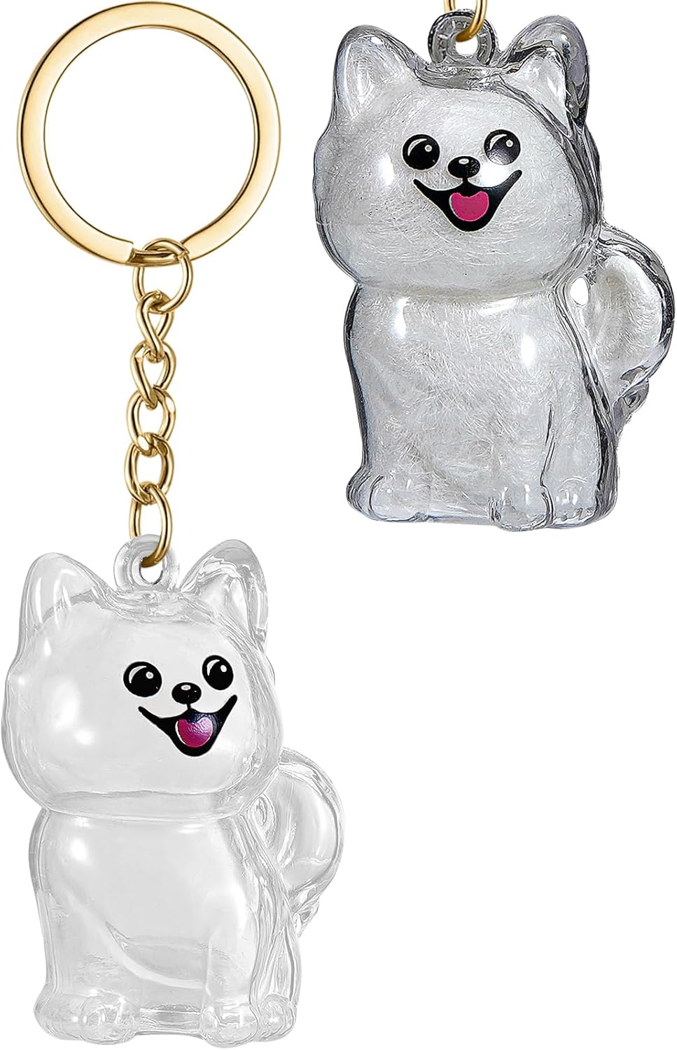 Pet Fur Keepsake, Small Acrylic Memorial Hair Collector for Dog Hair, Dog Ashes Keepsake, Pet Memorial Gift