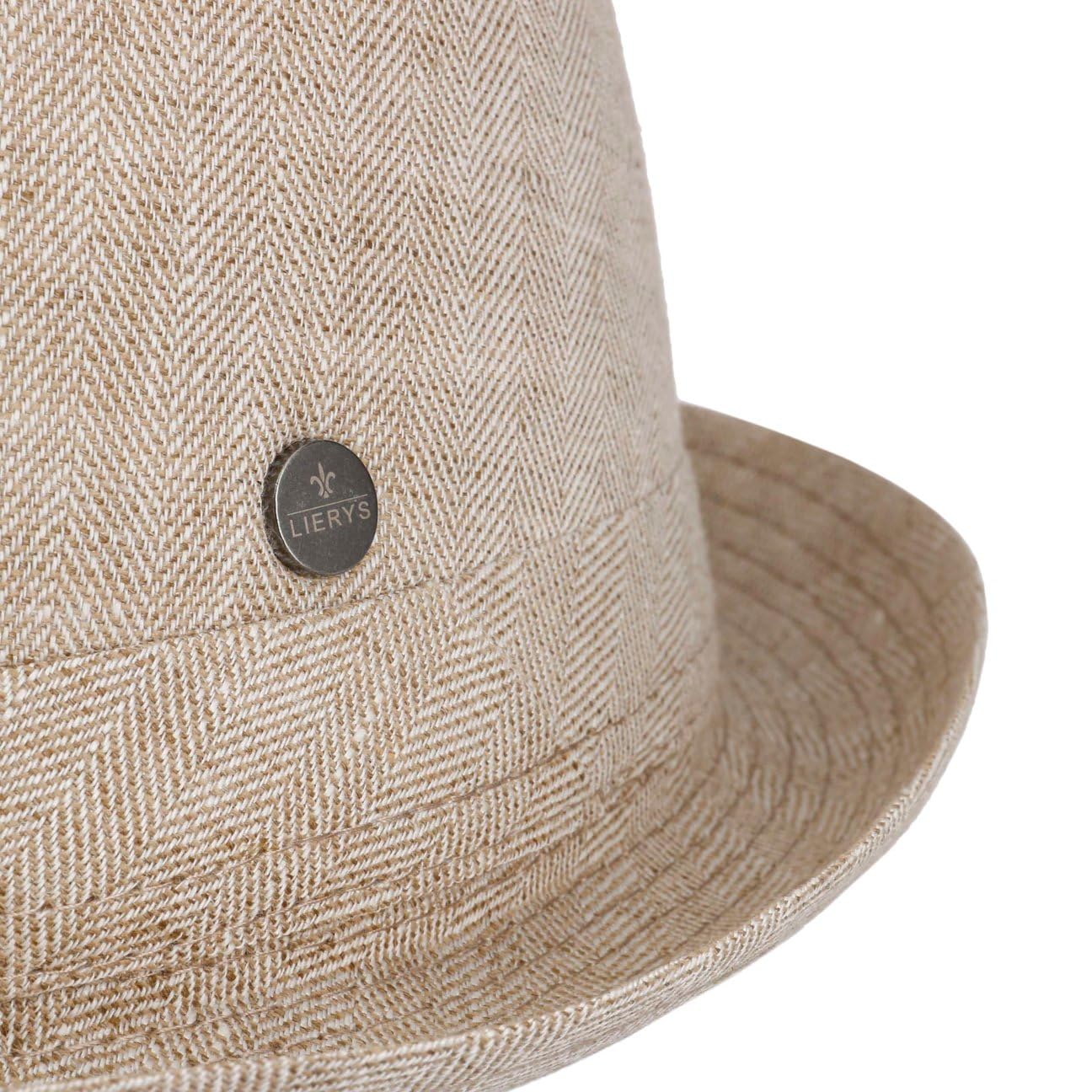 Lierys CHAPEAUSHOP Uni Structure Pork Pie Chapeau en Tissu Fabrique en Italie Homme Printemps Ete