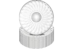 Crystal-Clear Glass Salad Plates: Perfect for Effortless Dining