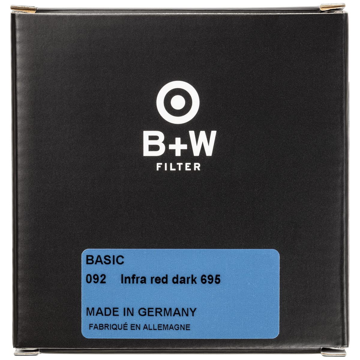 B+W Basic IR Dark Red 695 Filter 49mm - Replaces F-Pro 66-72271, Black, 49 mm - Image 3