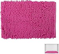 Vista 9 de Alfombra escolar de chenilla, 100% microfibra, con parte trasera antideslizante para decoración de casillero (azul, 10 x 10 pulgadas)