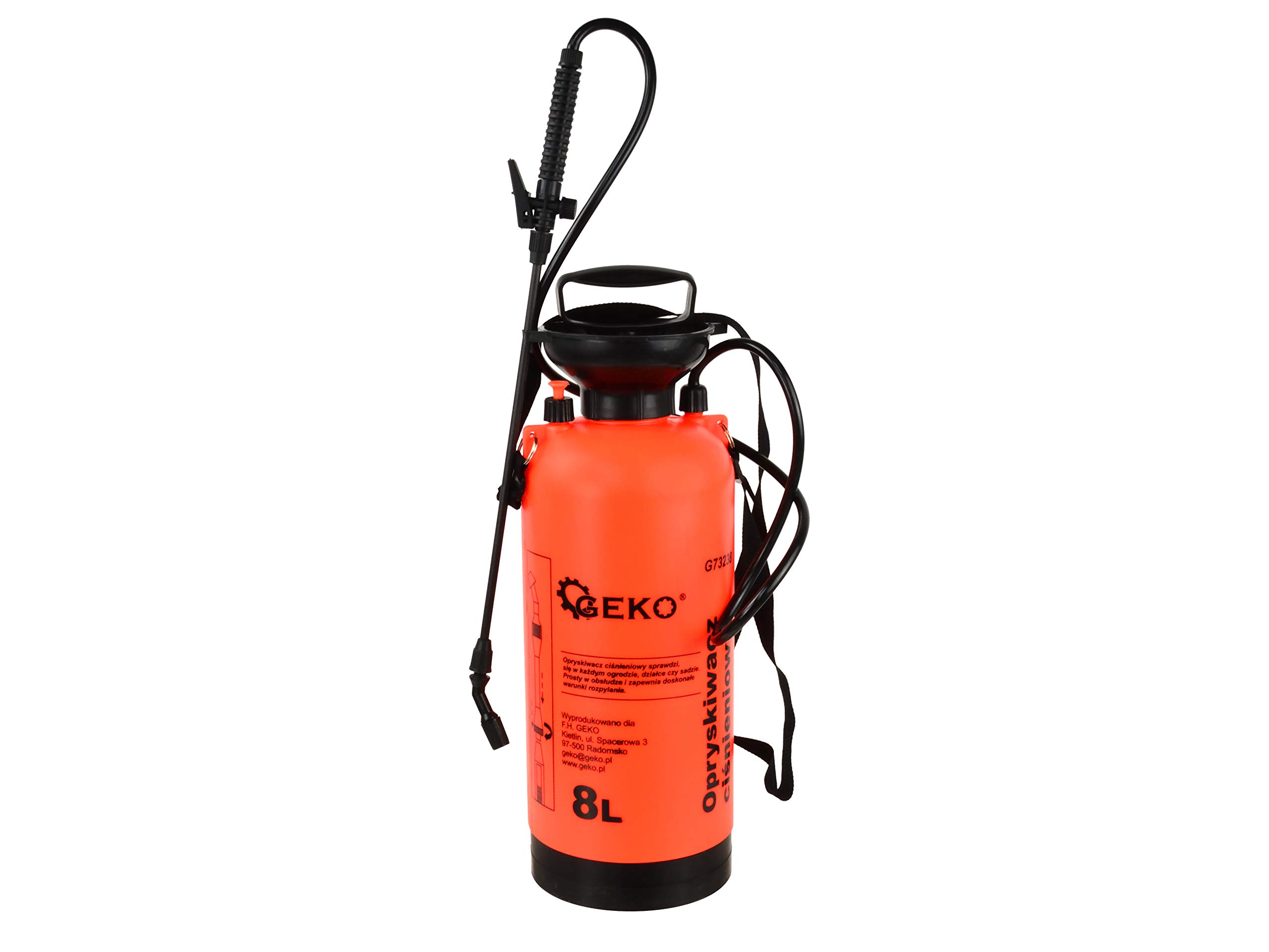 BSD Spruzzatore Giardino - Spruzzatore a Pressione a Spalla, Pompa Irroratrice - 8L