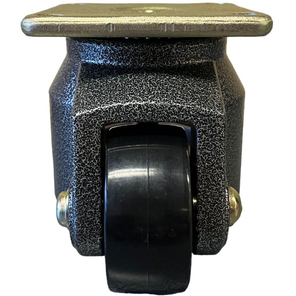 F-Type Leveling Caster Nylon Wheels 80F Top Plate with Bolt & Nut Included