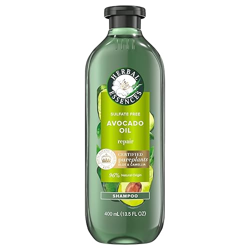Miniatura 10 de Herbal Essences Champú sin sulfato de aceite de aguacate y argán, 13.5 onzas líquidas (paquete de 2)