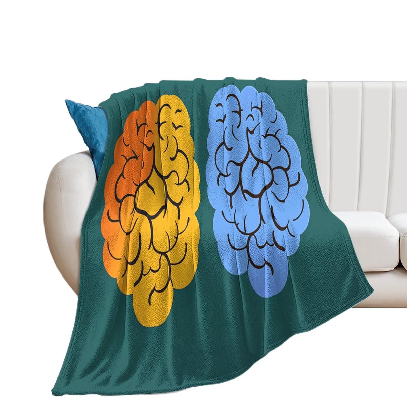 Couverture en flanelle légère et chaude qui ne bouloche pas pour lit et canapé