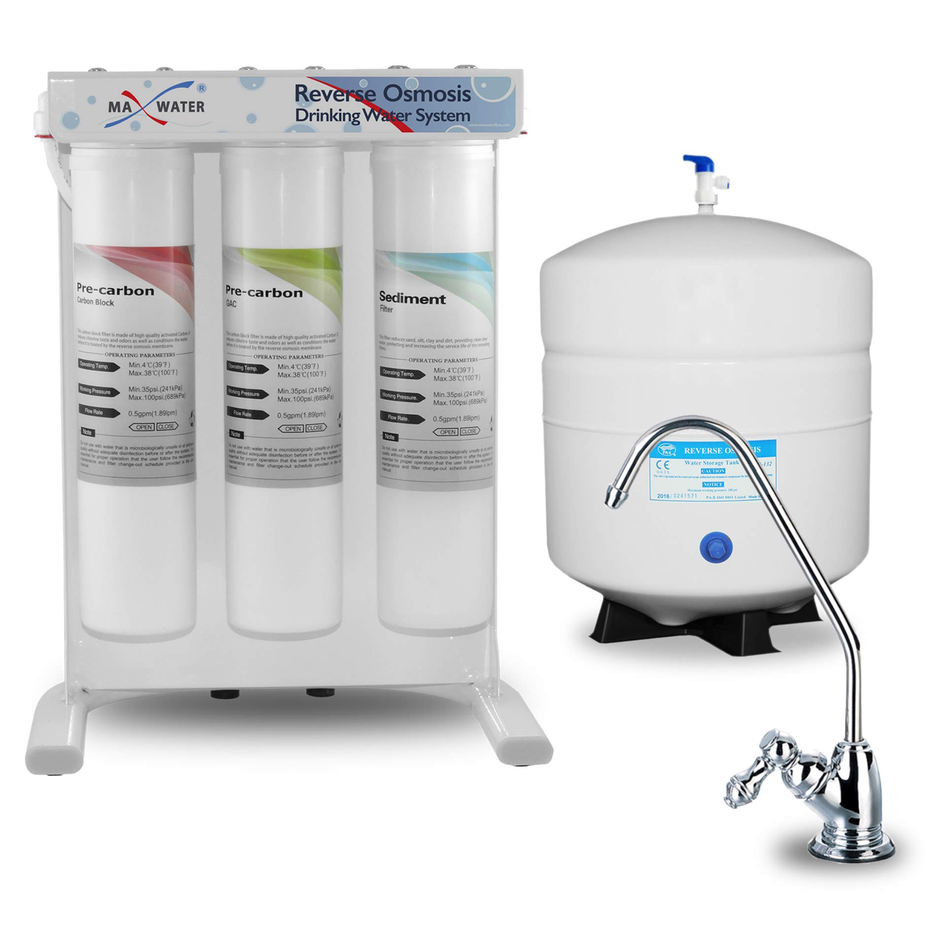 Amazon｜Max Water 5段階家庭用逆浸透システム/逆浸透システム/RO水