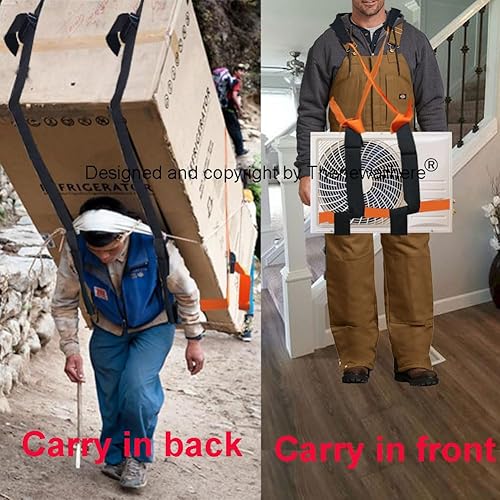 Miniatura 6 de Thenewallhere Correas móviles para levantar los hombros o transportar muebles equipos colchón electrodomésticos Suministros de accesorios de