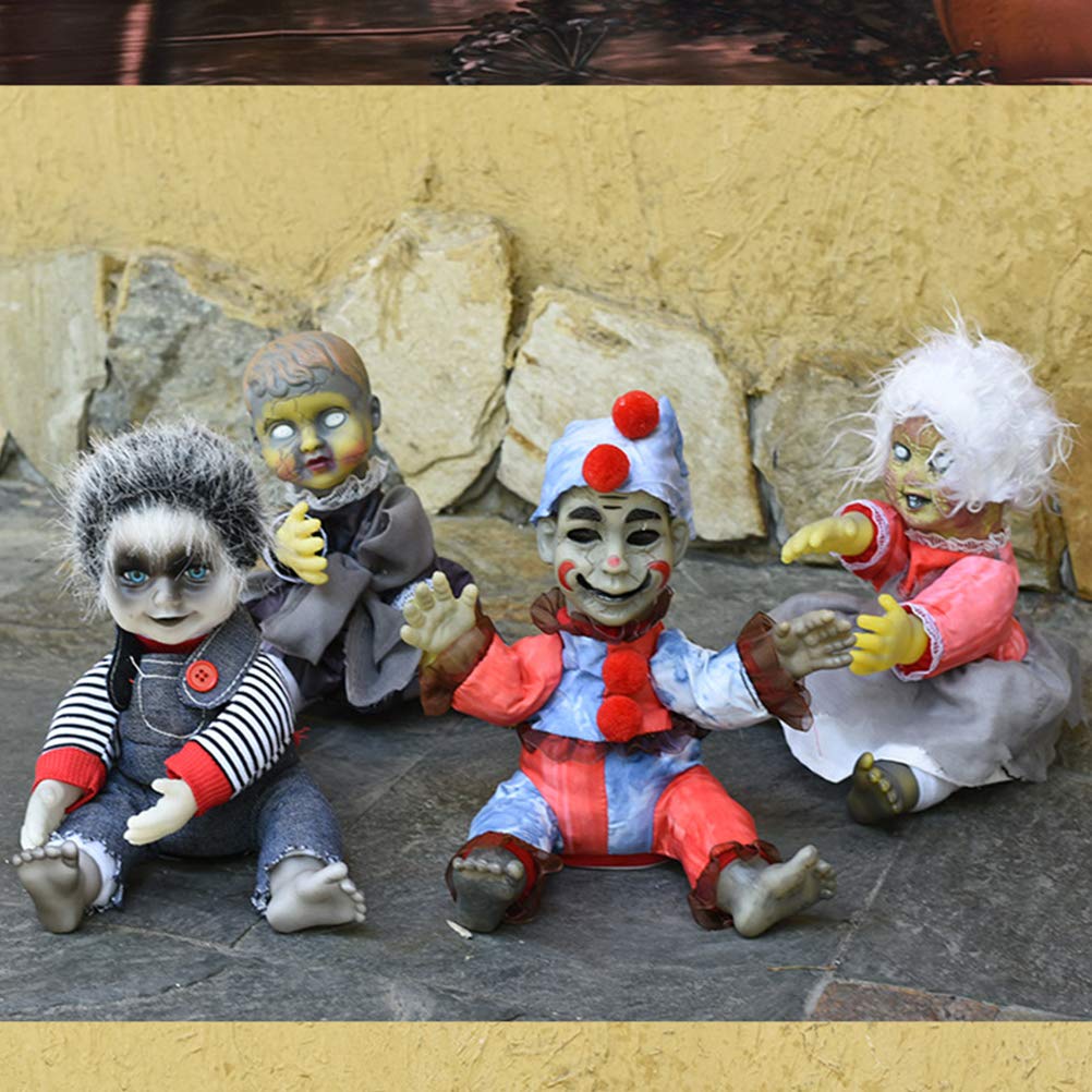Poupée Halloween Animée "viens Jouer Avec Moi", Parle Et Bouge, Yeux Lumineux