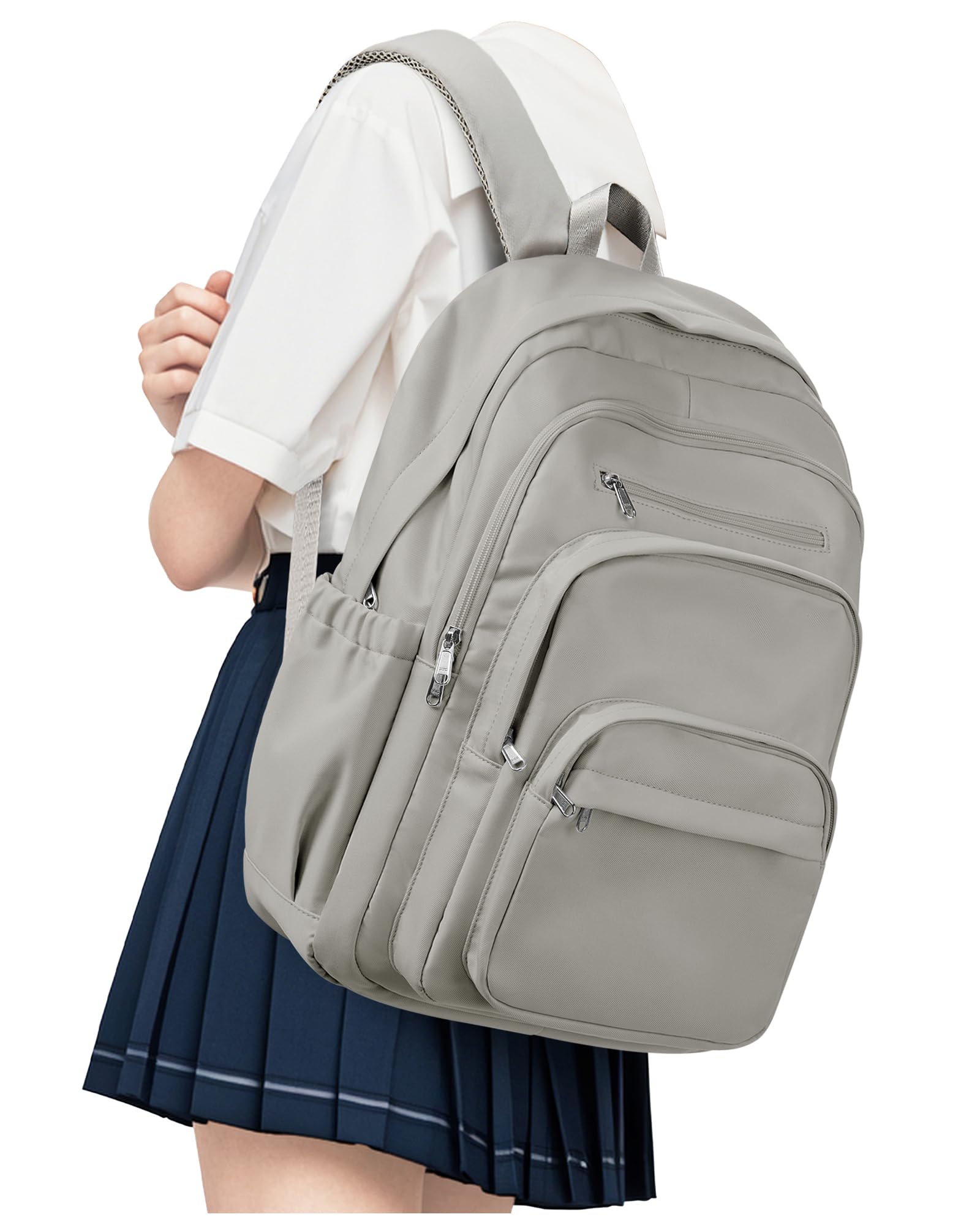 suradar Schulrucksack Teenager Mädchen Laptop Rucksack, Rucksack Laptop Tasche 14 Zoll, Rucksack Damen Wasserdicht, Backpack Daypack für Schule, Fahrradfahren, Freizeit und Reise