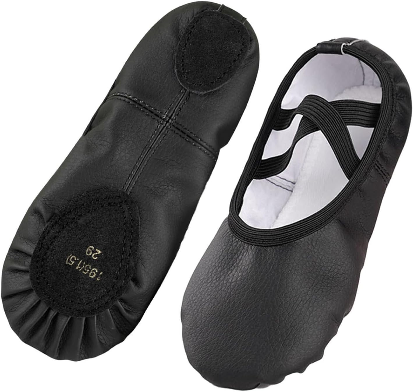 Ballet Shoes for Girls Toddler Soft Leather Dance Slippers Ballerina Shoes for Little Kid