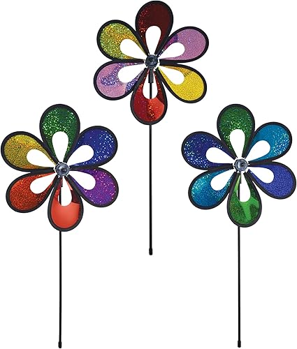 Miniatura 7 de In the Breeze Rainbow Flower Windee Wheelz - Spinner de jardín