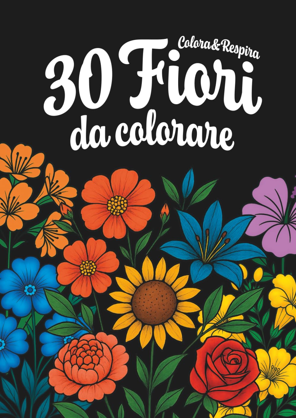 30 Fiori da Colorare