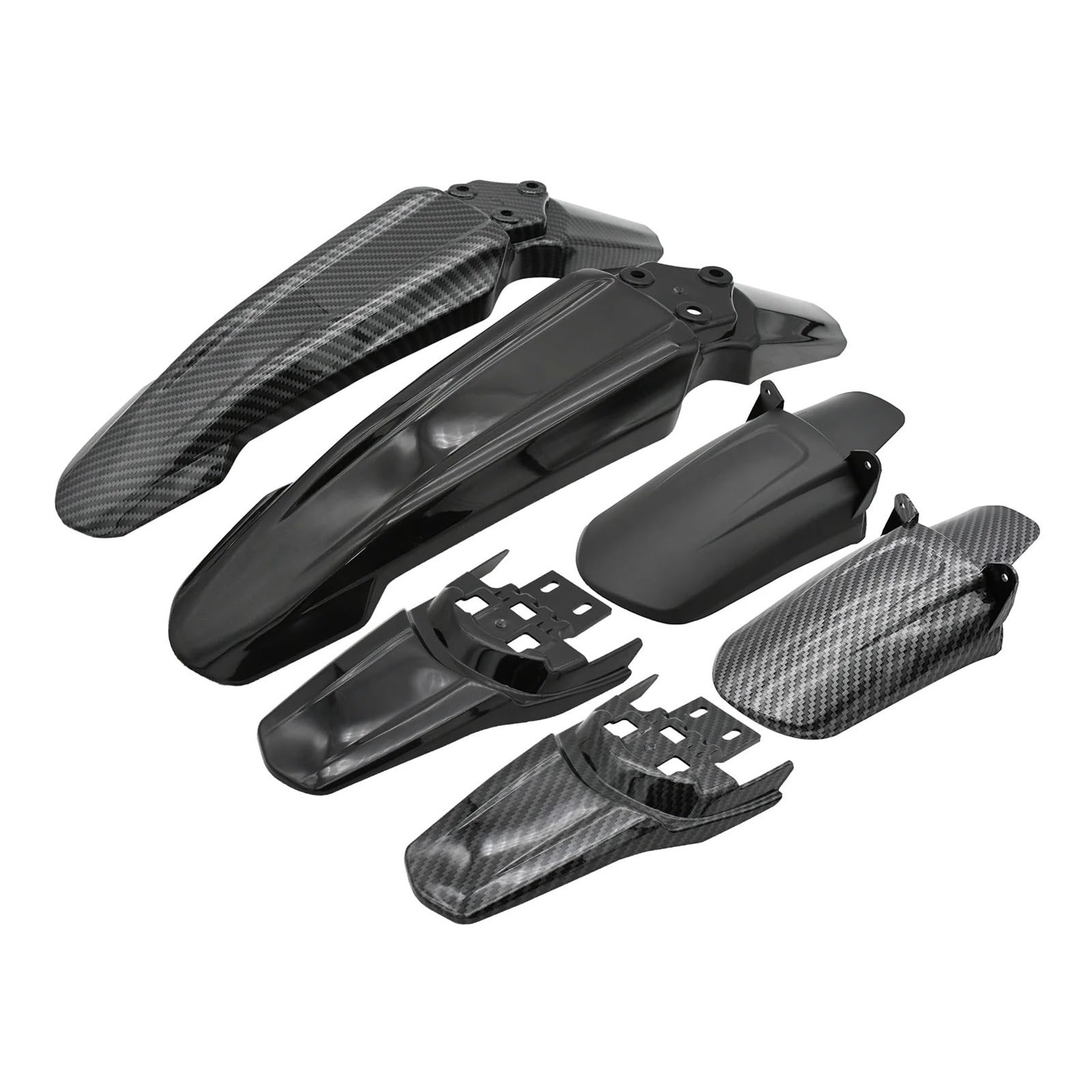Garde-Boue De Roue Avant Et Arrière De Moto Compatible avec Segway X160 X260 Compatible avec Les Pièces De Rechange De Vélo Électrique SurRon Light Bee X(B Front Fender)