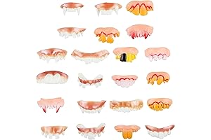 Sumind 22 Pieces Fake Ugly Teeth
