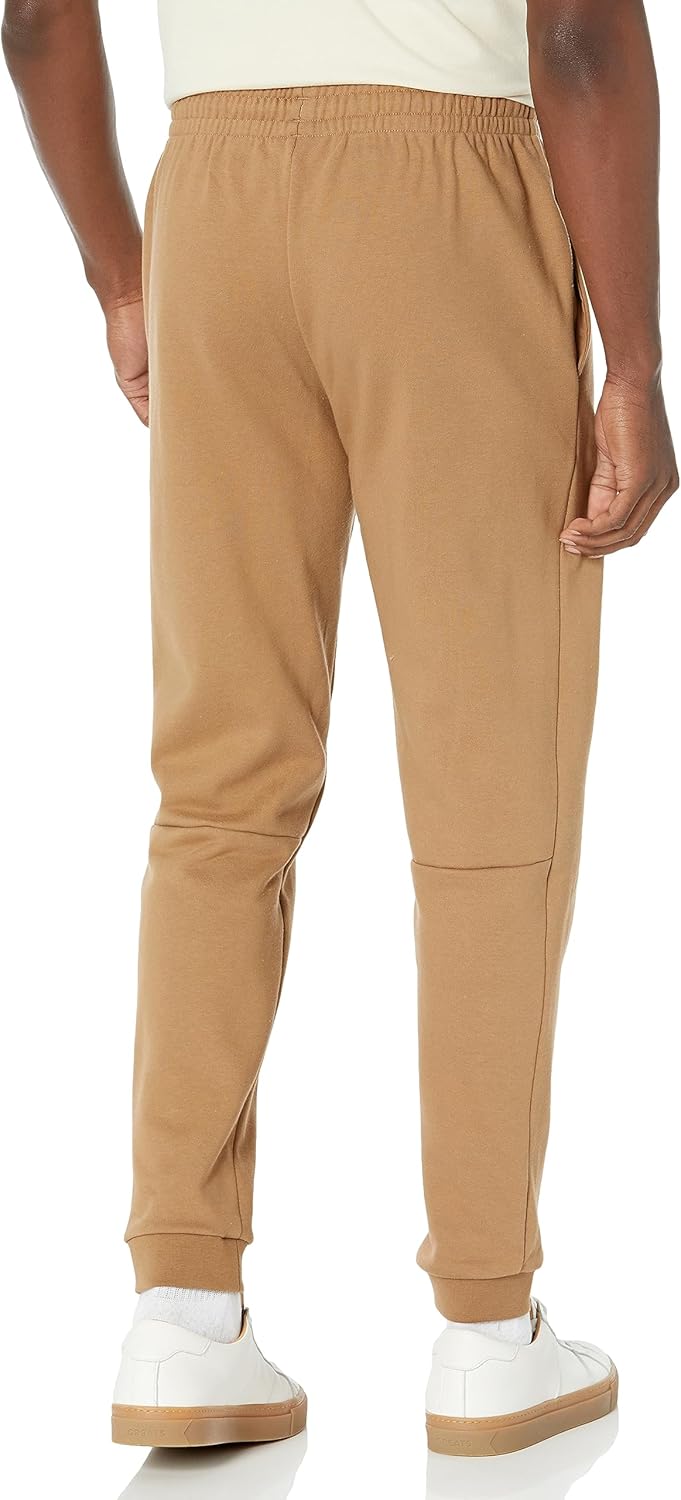 Lacoste Men's Tapered Fit Sweatpants, Cookie, Small - Image 2