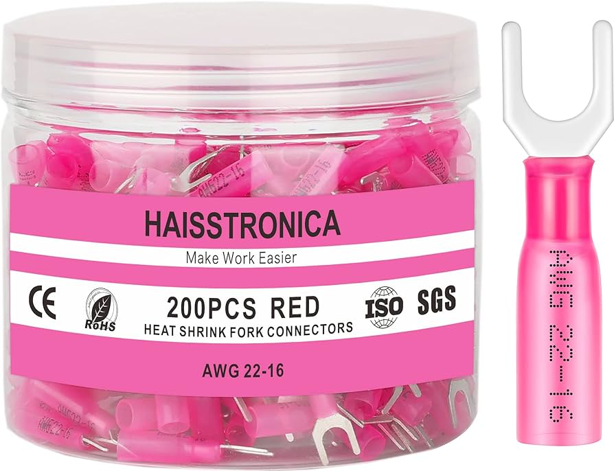 Lot De 120 Connecteurs à Cosses Thermorétractables Femelles Et Mâles