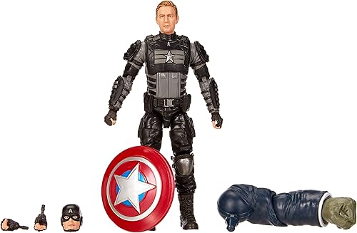 Avengers Hasbro Marvel Legends Series Gamerverse - Figura de acción coleccionable de 6 pulgadas del Capitán América, a partir de 4 años