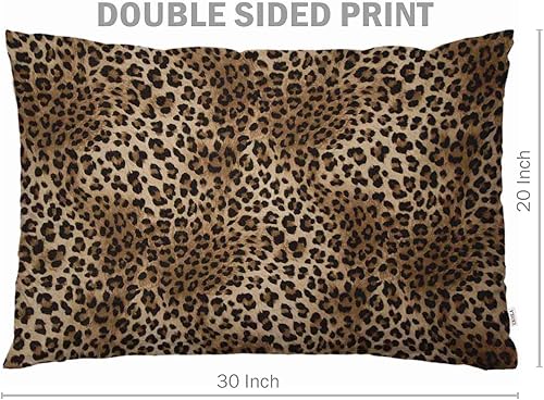Miniatura 7 de EKOBLA Funda de almohada con estampado de leopardo, estampado de safari, diseño de animales salvajes, piel de leo, guepardo, tigre, decoración