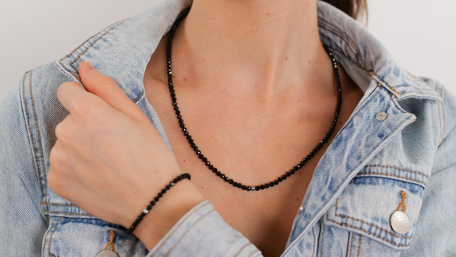 BERGERLIN collar de piedras naturales genuinas con cuenta de plata de ley 925 o cuenta chapada en oro - collar de perlas de filigrana para mujer con cierre y certificado de autenticidad
