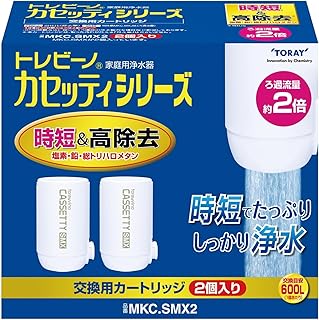 東レ トレビーノ 浄水器 カセッティシリーズ カートリッジ計2個入り [交換用カートリッジMKC.SMX2]