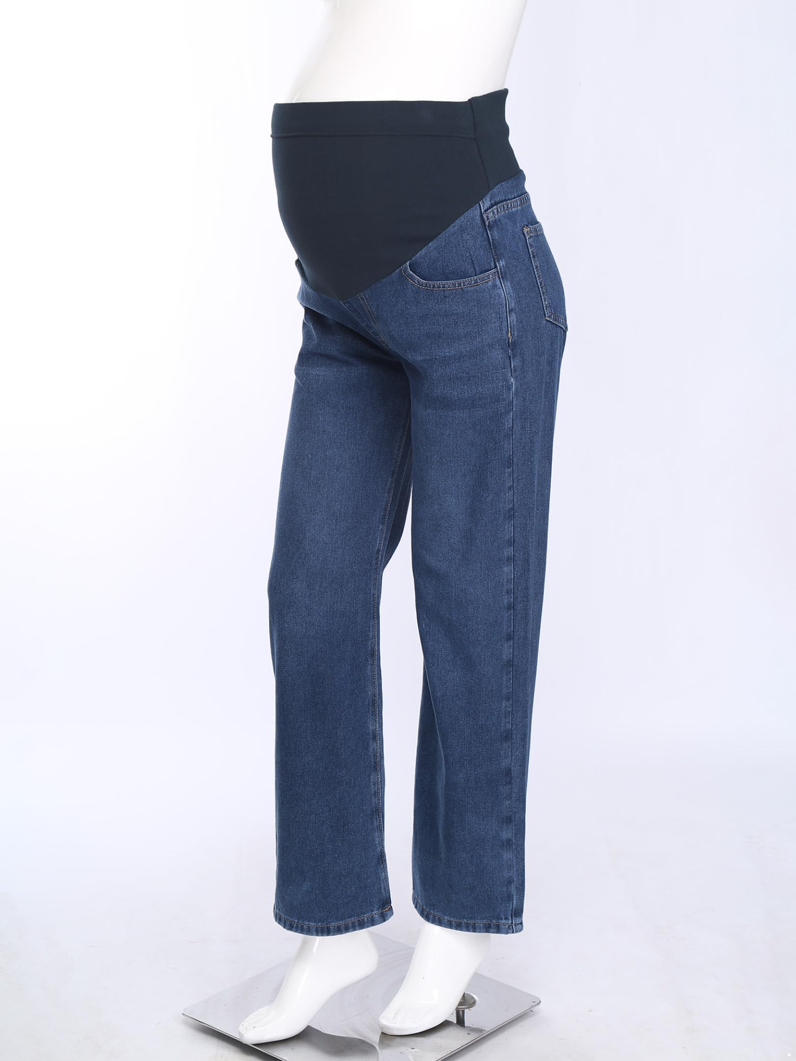 Yhong Vaqueros Embarazadas Vaqueros Vaqueros Sobre El Vientre Cómodos Elásticos Pantalones Vaqueros Para Embarazadas