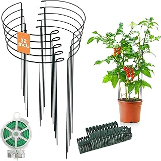 Plant Support Stakes with Clips