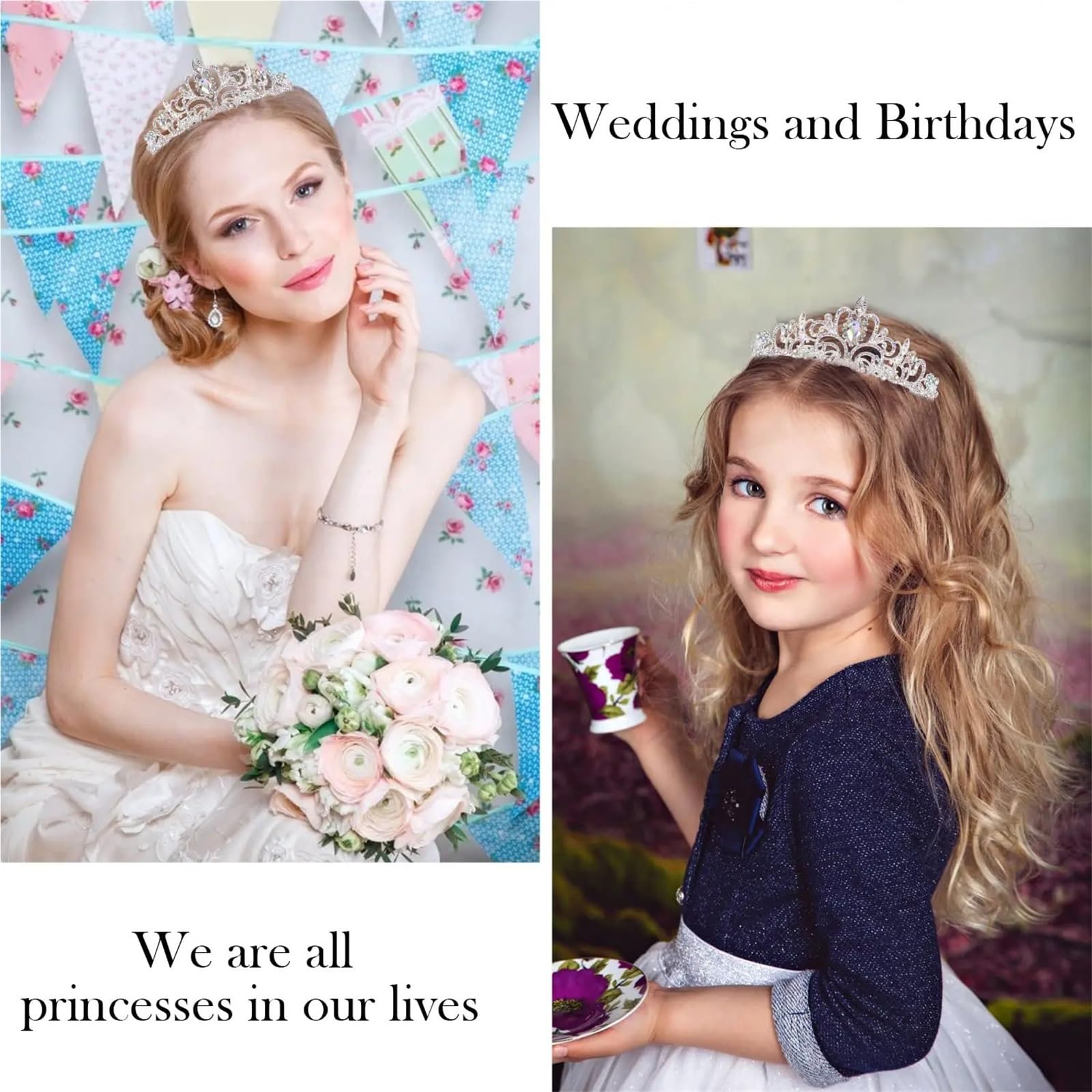 Corone di compleanno for donne Buon Queen Tiara Per donna