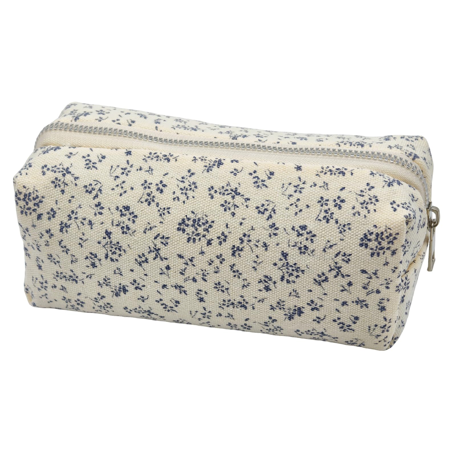 Pencil Case for Girls School Supplies Office, Large Capacity Aesthetic Pencil Pouch, Floral Cute Stationery Pouch for Stationery Organizer Makeup Bag Money Bag Women Teenage College Exams Pencil Bag
