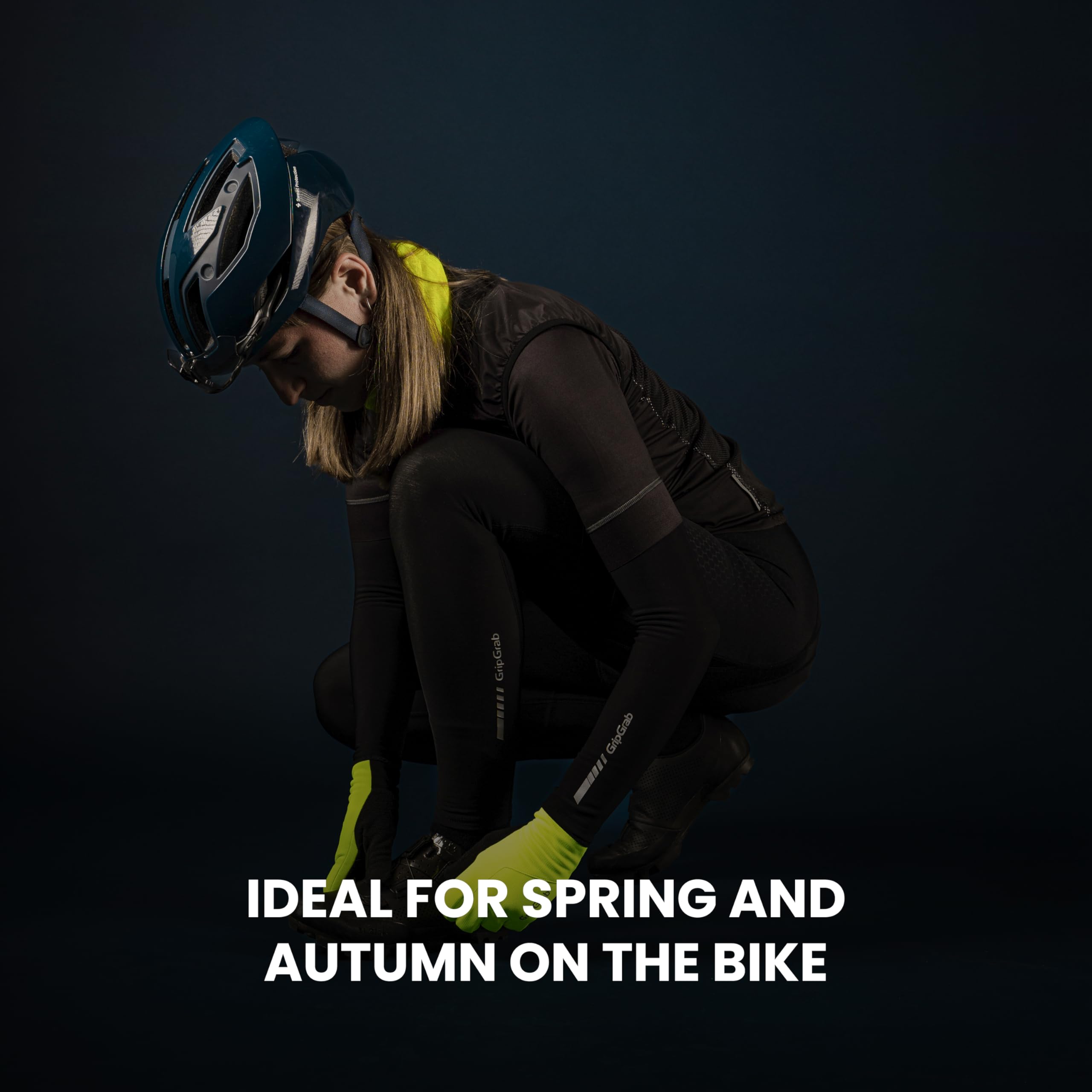 GripGrab Entre-Saisons Coupe-Vent Hurricane 2 Gants de Vélo Rembourrés Antidérapants d'hiver Mixte