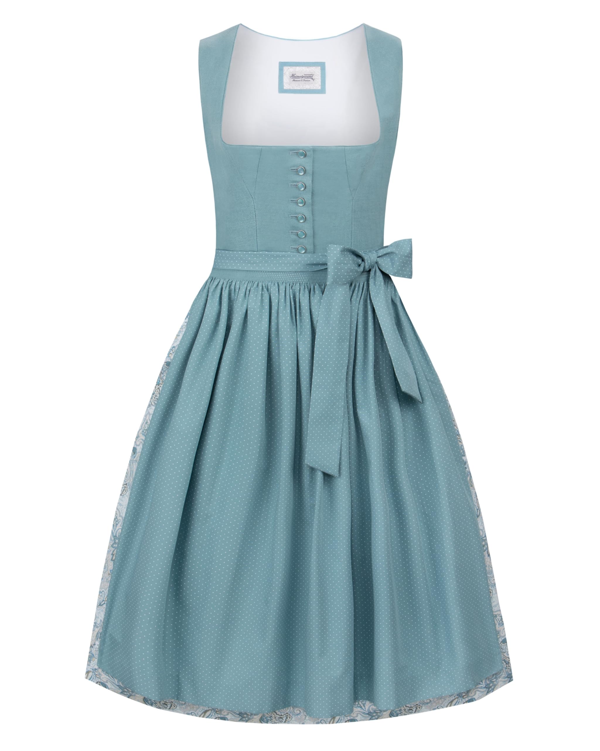 Stockerpoint Damen Dirndl Bojana I Größe 32-48 I Bequemes Trachtenkleid mit Schürze & liebevollen Details I Bequem & pflegeleicht I Perfekt für Trachten & Festlichkeiten