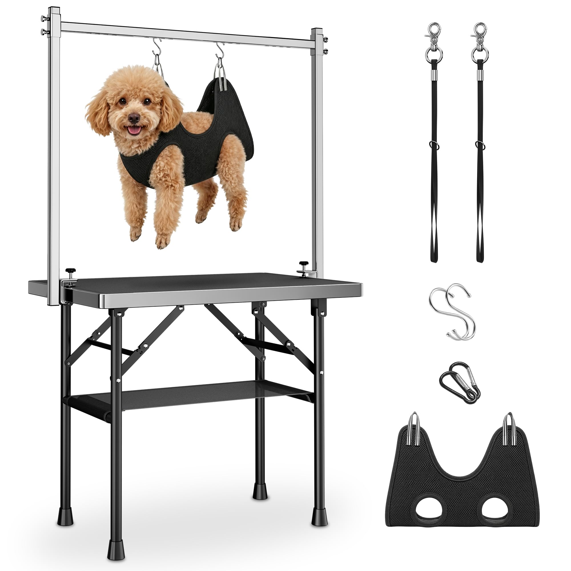 pickpiff Dog Grooming Table with Arm