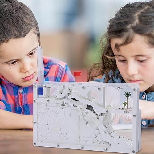 Miniatura 3 de NAVAdeal Sand Ant Farm Castle 2023 Habitat Kit educativo y de aprendizaje de ciencia de juguete para niños y adultos, estudio del ecosistema,