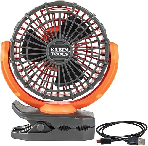 Miniatura 2 de Klein Tools PJSFM1 Ventilador recargable inalámbrico AEPJS3 Altavoz Bluetooth para el sitio de trabajo