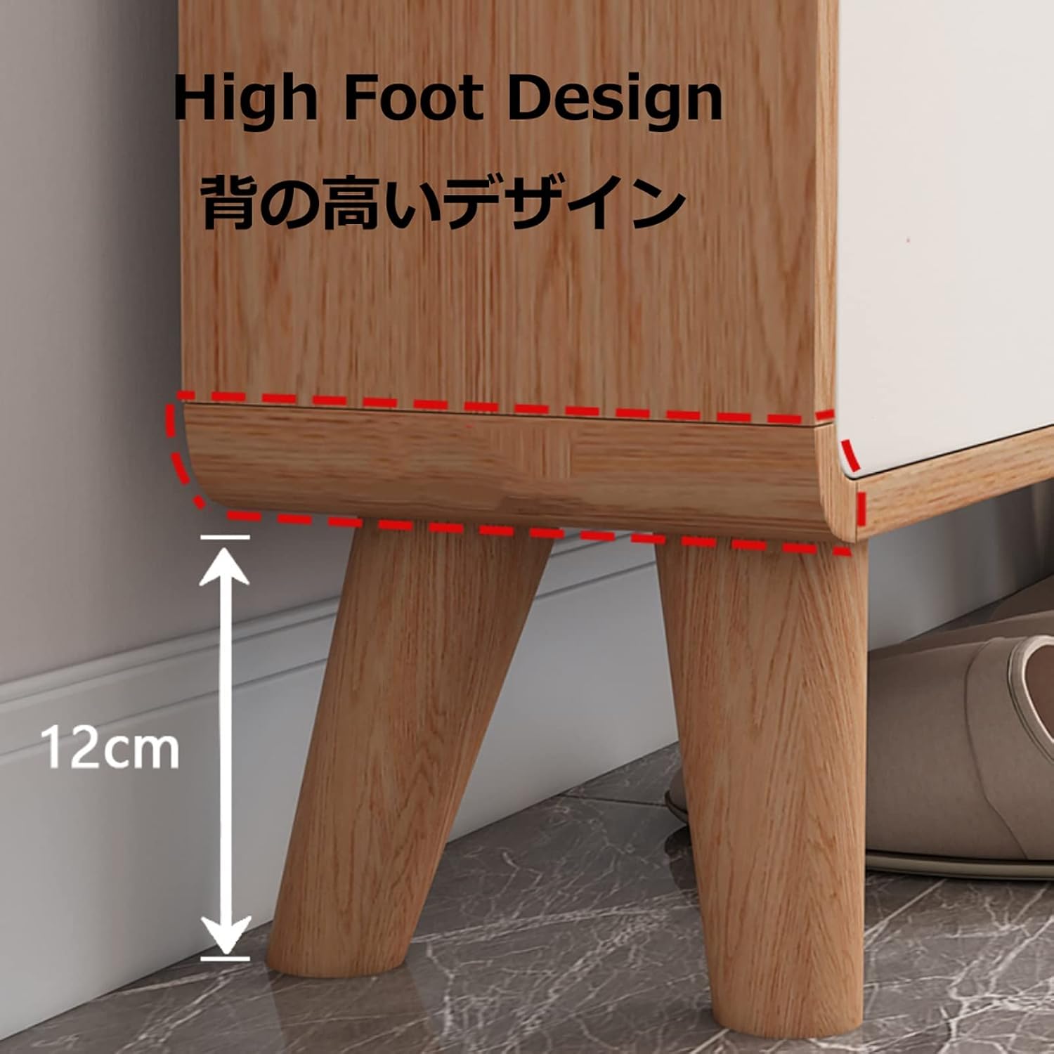 Shoe Storage Cabinet Cabinets Hallway Slim Cupboard Cupboards Hallways Slimline，Slim White Shoe Cabinet for Entryway - Modern Freestanding Shoe Rack Organizer with 3 Flip Drawers, Space-Savi