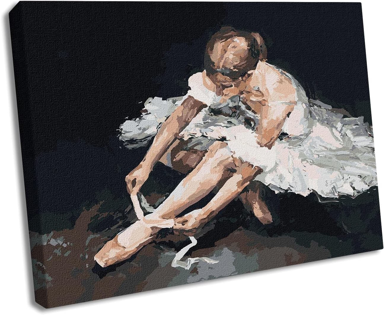 Wizardi Painting by Numbers on a Stretcher kit - Orange Delight KHO5616 Ideyka