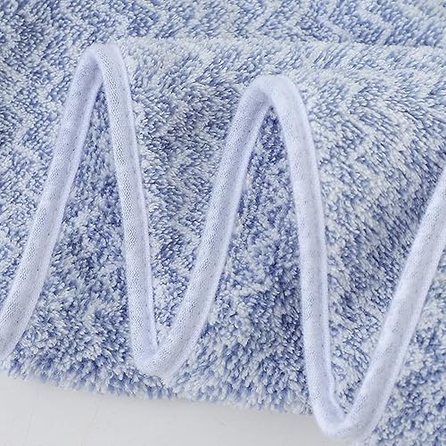 Miniatura 5 de Toallas de baño de microfibra, paquete de 2 toallas ligeras, súper esponjosas y de secado rápido para viajes, fitness y yoga (28 x 55 pulgadas,