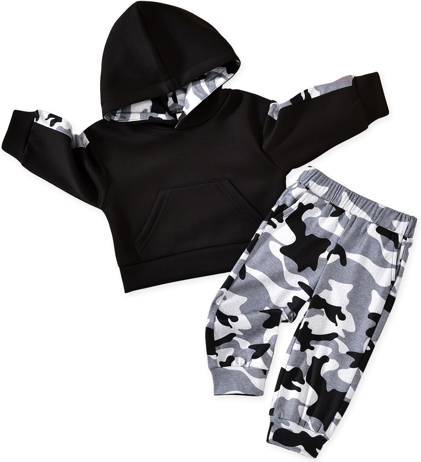 Toddler Baby Boys Camouflage Sweatsuit